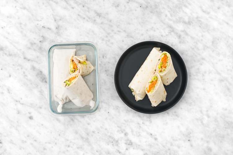 Faire les wraps et servir