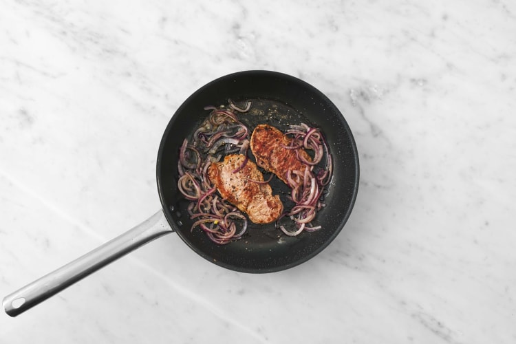Steak bakken