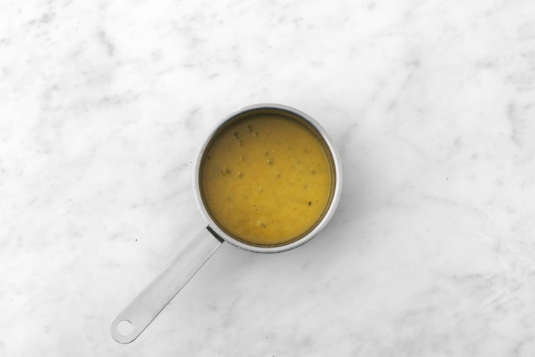 Préparer le coulis
