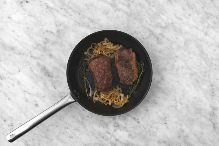 Cuire le steak