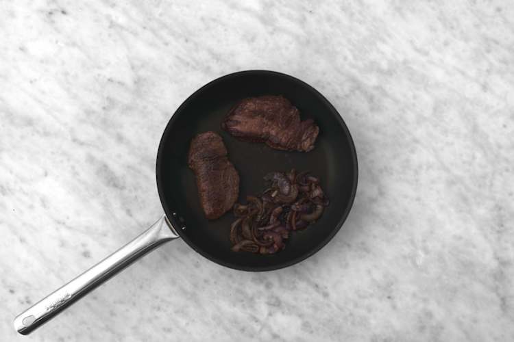 Cuire le steak