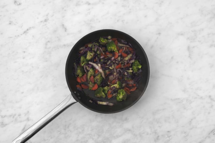 Cook veggies