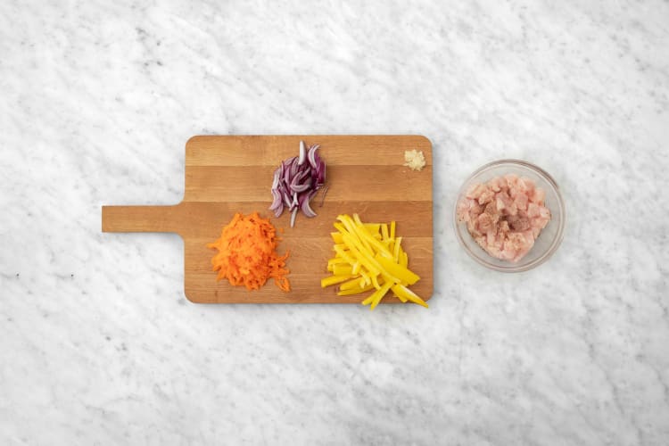 Prepara las verduras