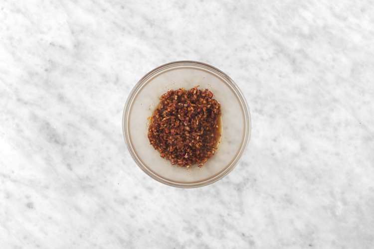 Bland piri-piri-saus