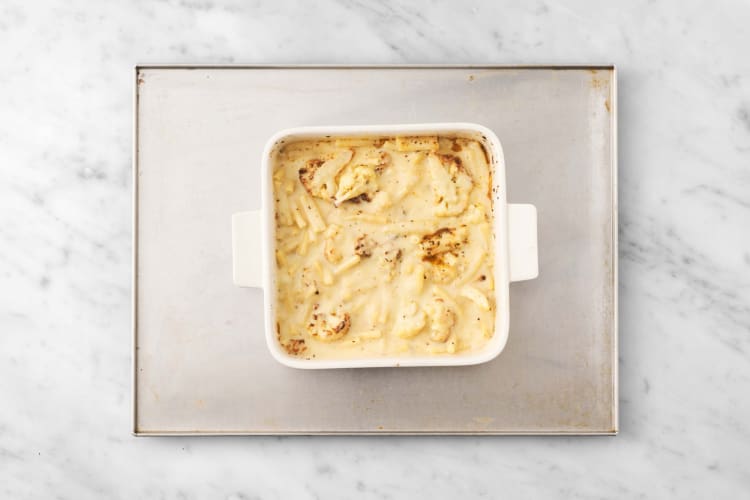 Assemble the Mac and Cheese