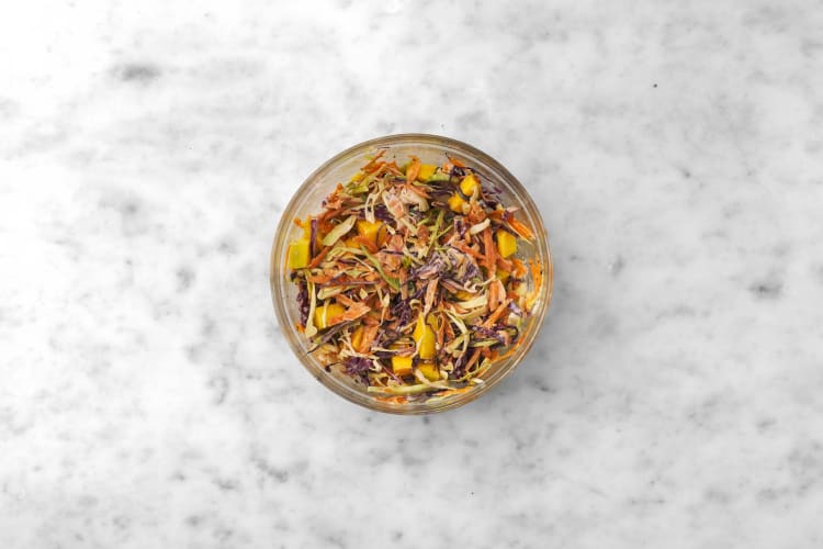 Mix your Mango Slaw