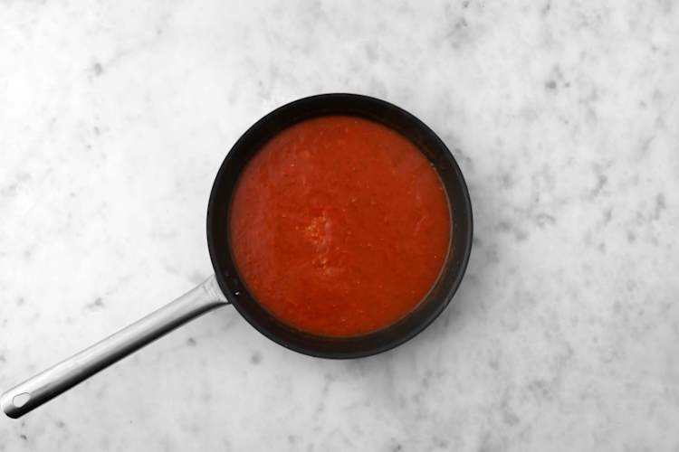 Tritura la salsa