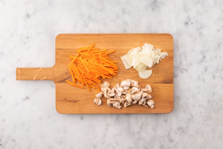 Preparare gli ingredienti