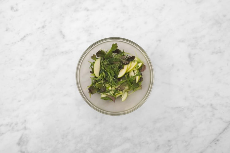 Prep and make salad