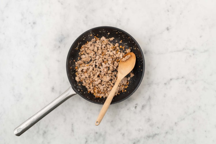 Cook sesame-peanut tofu