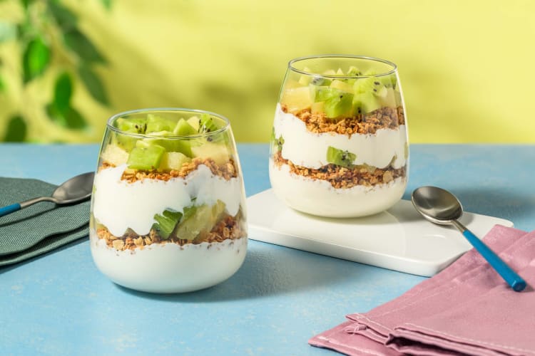 3 Day Tropical Breakfast Plan Yoghurt Parfaits 3 Meals 2 Portions