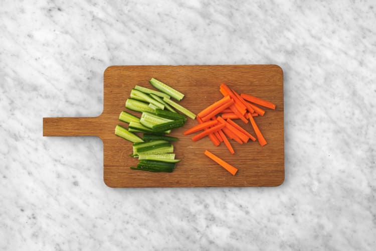 Prepara las verduras