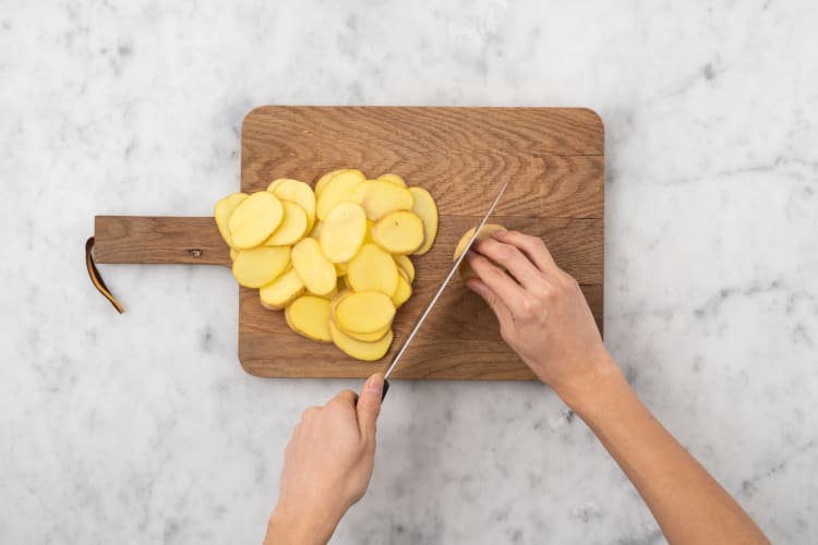 Tagliare gli ingredienti