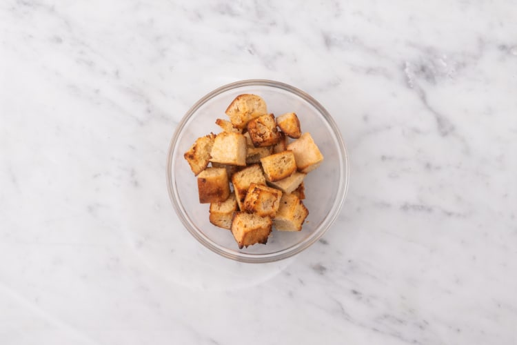 Croutons bereiden