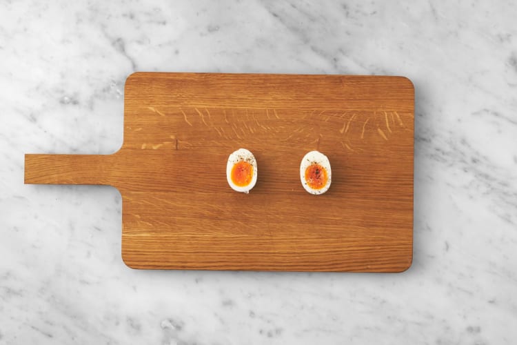 Boil jammy egg