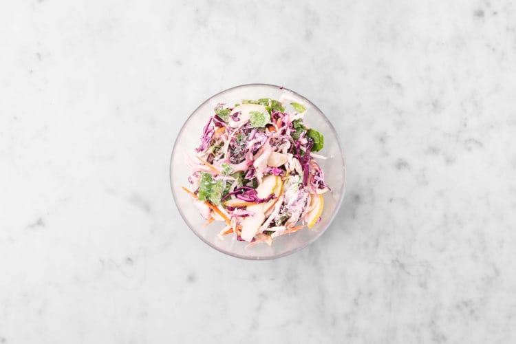 Place au coleslaw