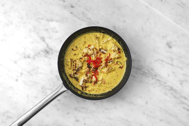 Préparer le curry