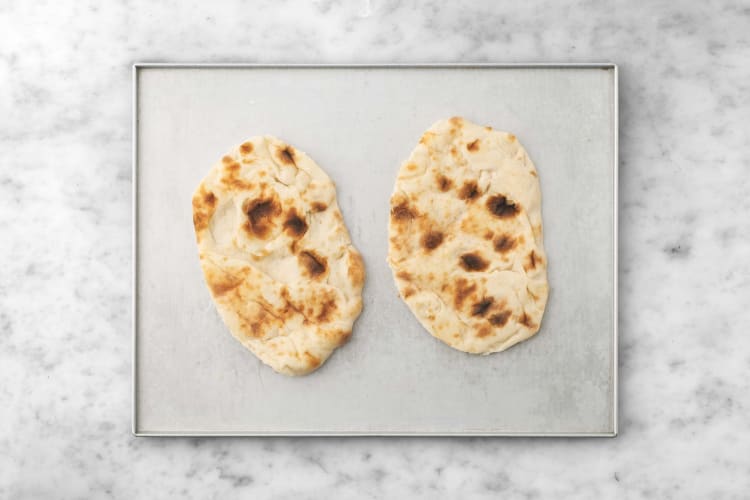 Prep your Garlic Naans