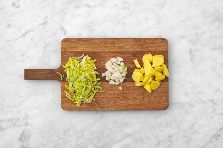 Prepara los vegetales