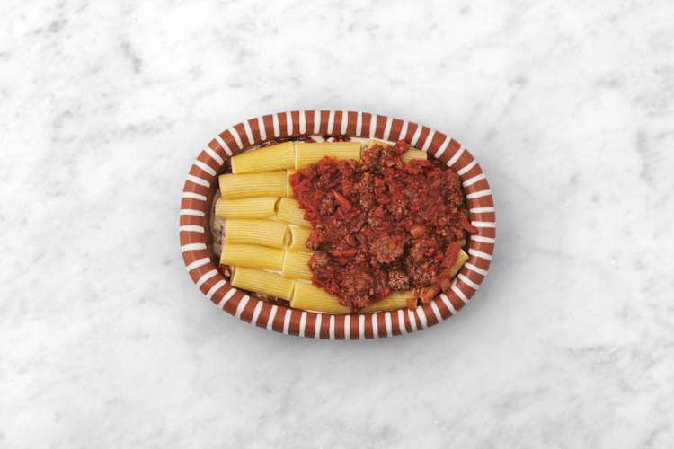 Gratina los rigatoni
