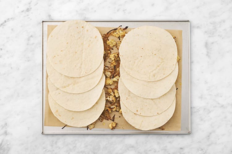 Tortillas erwärmen