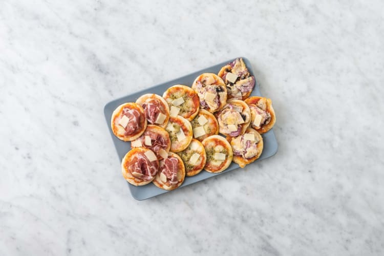 Pizzettes bakken