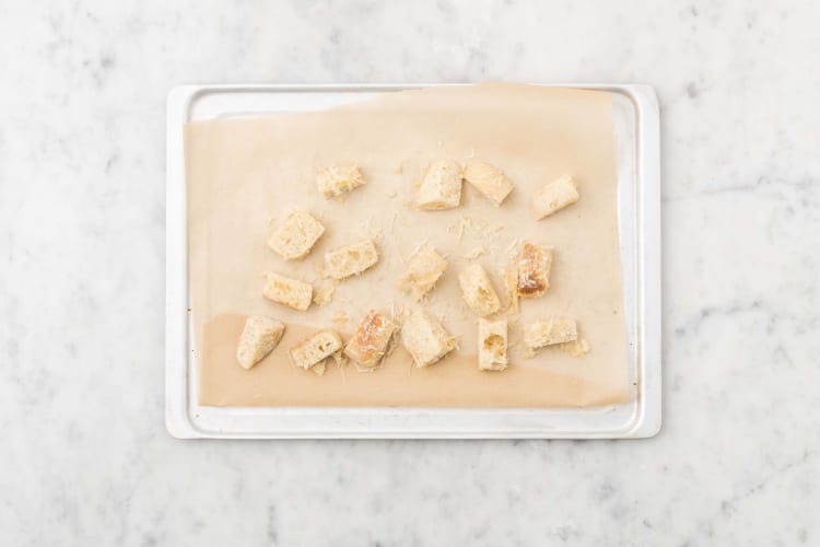 Make croutons