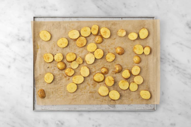 Kartoffeln rösten