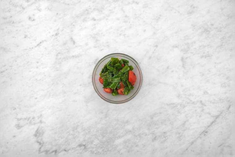 Saltea las verduras