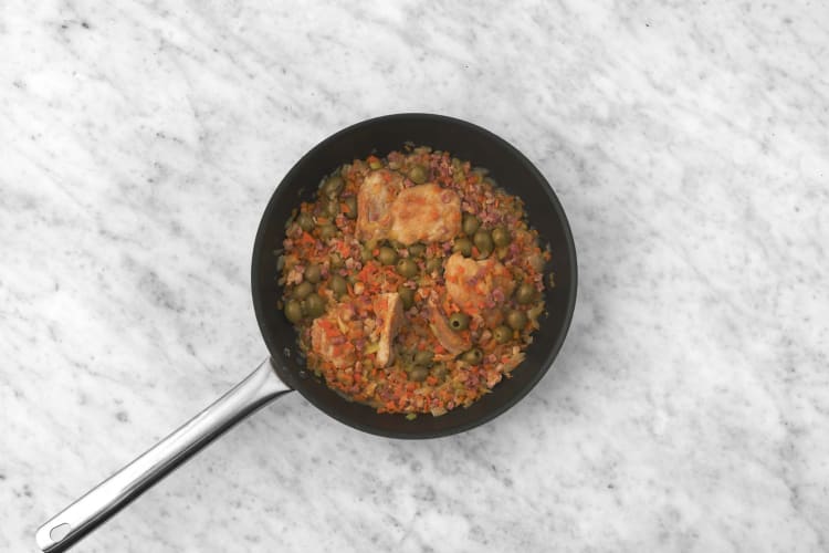 Cuocere il pollo
