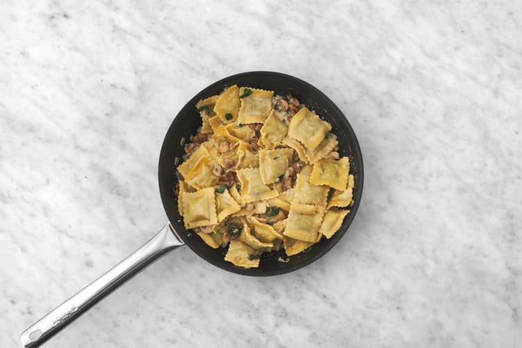 Finish ravioli