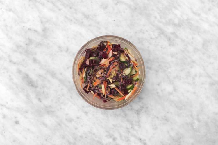 Préparer la salade