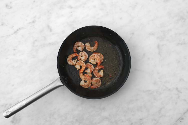 Cuire les crevettes