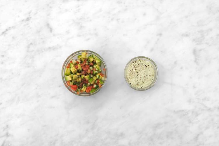 Préparer la salsa