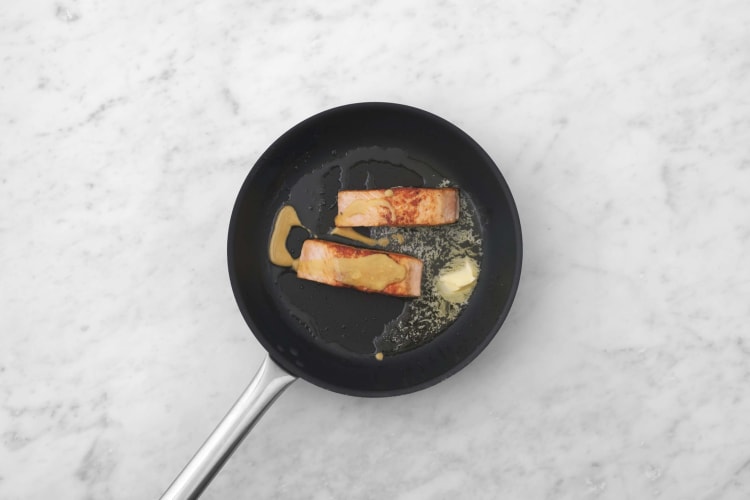 Glaze salmon