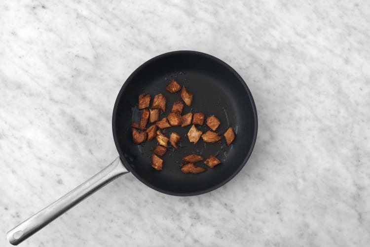Steg vegansk kebab