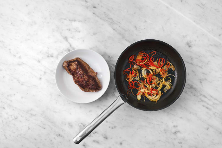 Gemüse braten