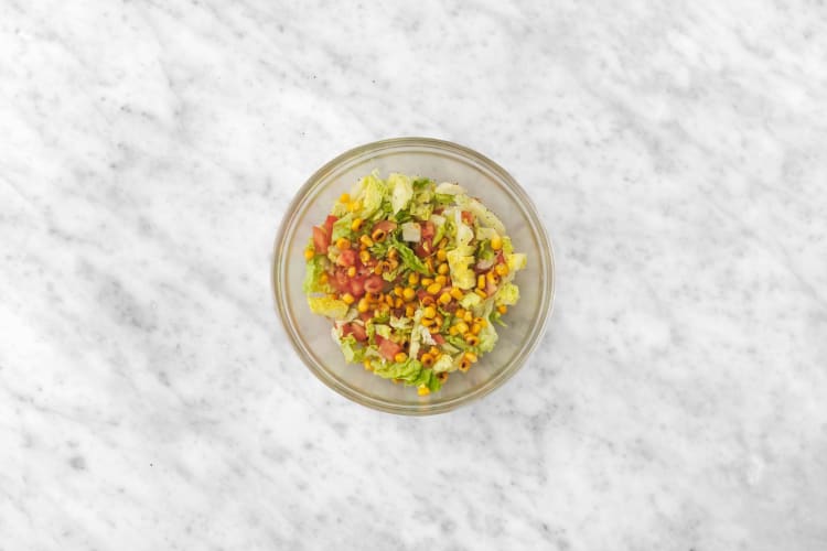 Salade maken