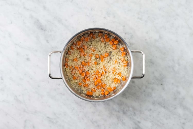 Le riz passe à la casserole