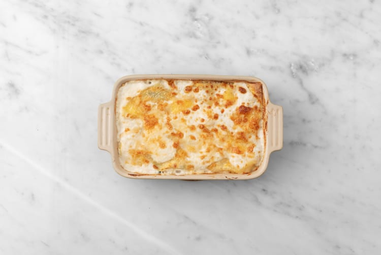 Lasagne en construction