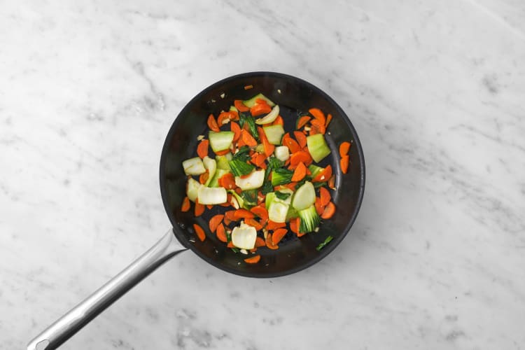 Cook veggies