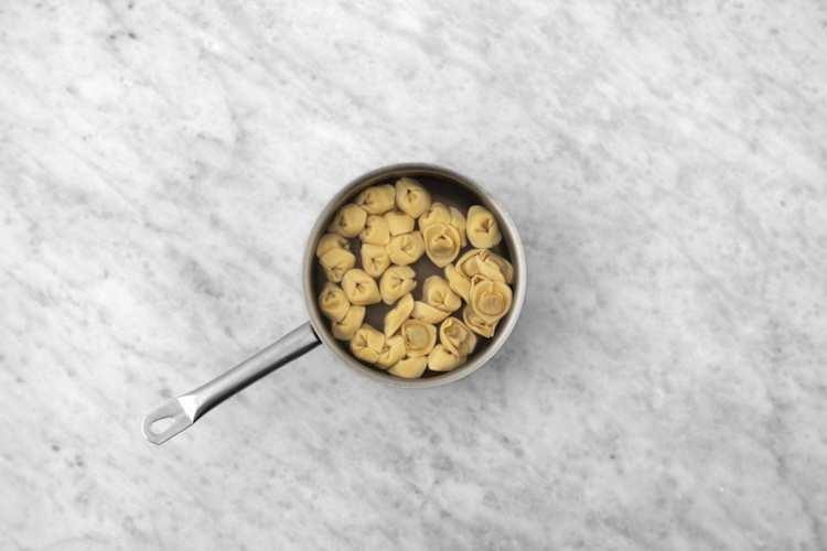 Boil the tortelloni