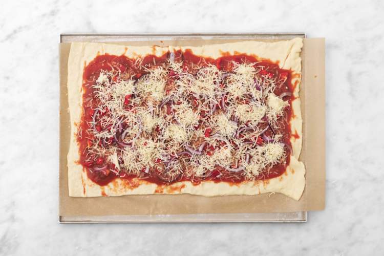 Pizza bakken