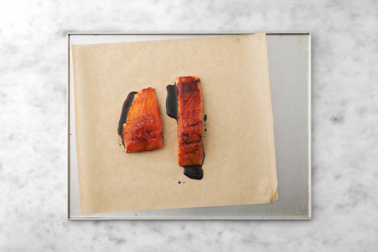 Zalm bakken