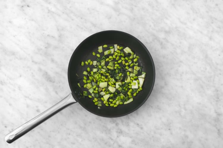 Cook veggies