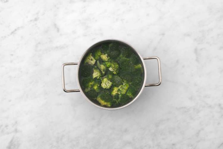 Boil the broccoli