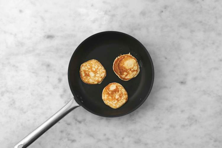Cuire les pancakes
