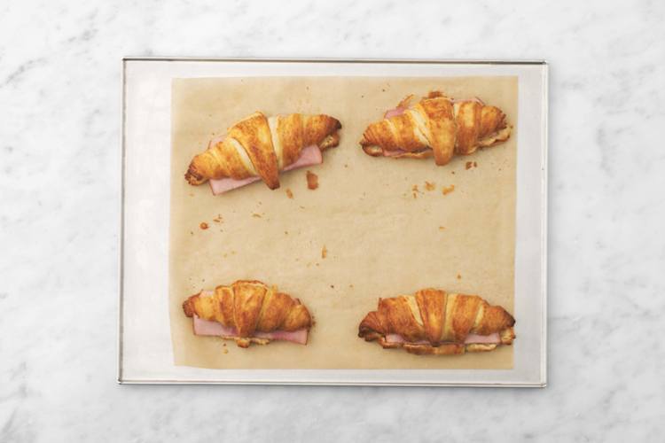 Bake the croissants