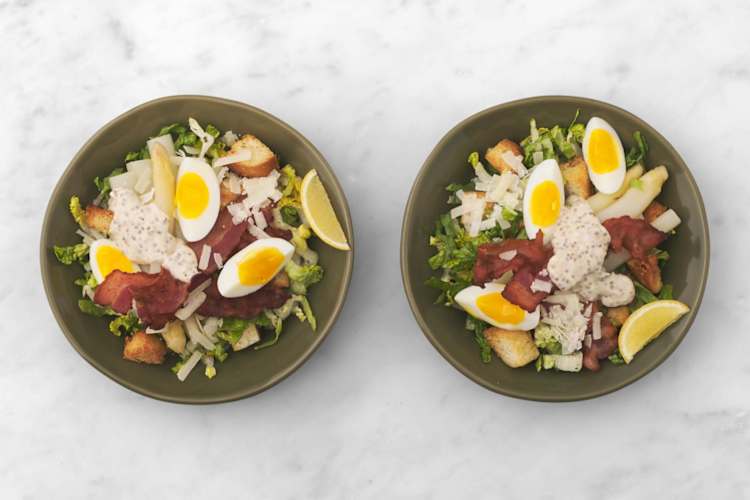 Salade serveren