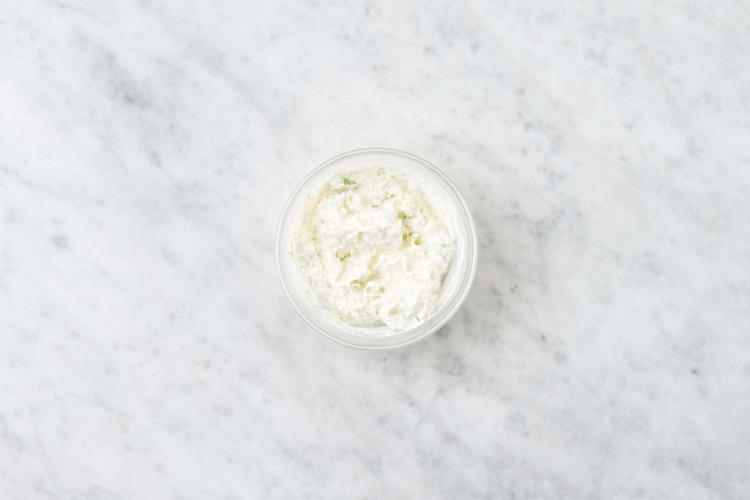 Make herby cream cheese
